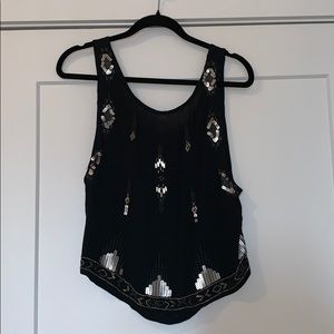 Free People Beaded tank